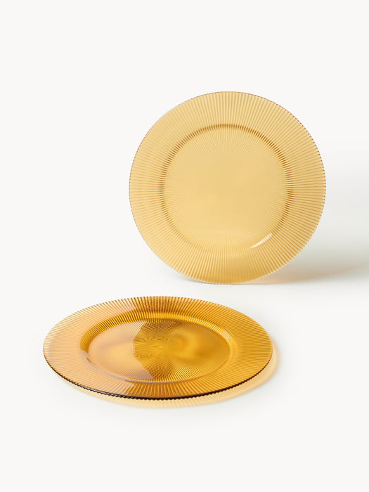 Ribbed Charger Plates Effie Set of 2