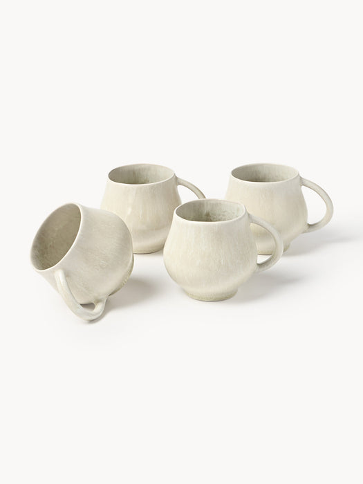 Macey Handmade XL Mugs, Set of 4