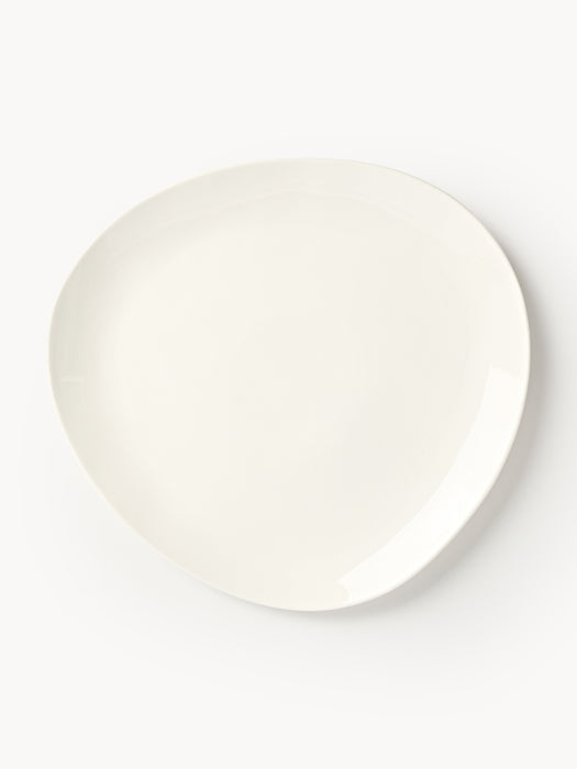 Organic-Shaped Porcelain Serving Plate Joana
