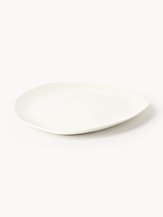 Organic-Shaped Porcelain Serving Plate Joana