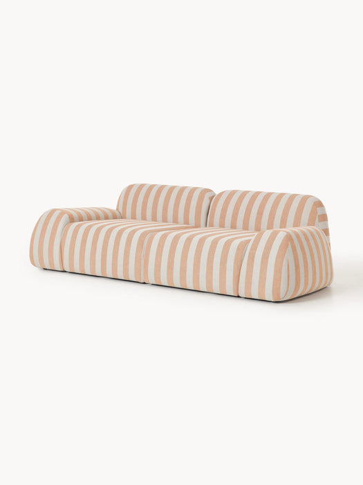 Wolke Modular Striped Sofa (3-seater)