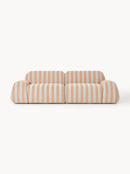 Wolke Modular Striped Sofa (3-seater)
