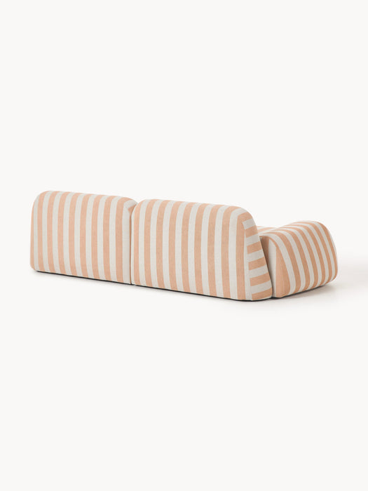 Modular Striped Sofa Wolke 3-seater