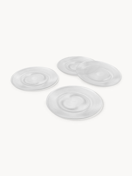 Ribbed Dinner Plates Effie Set of 4