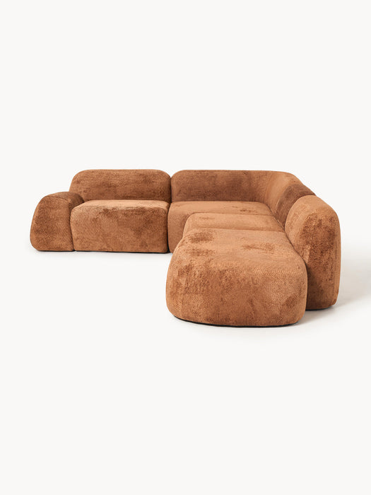 Wolke XL Modular Teddy Bouclé Corner Sofa