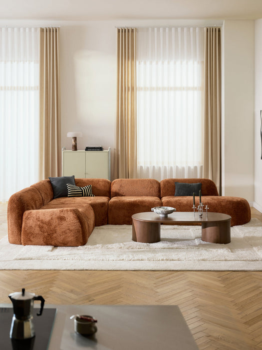Wolke XL Modular Teddy Bouclé Corner Sofa