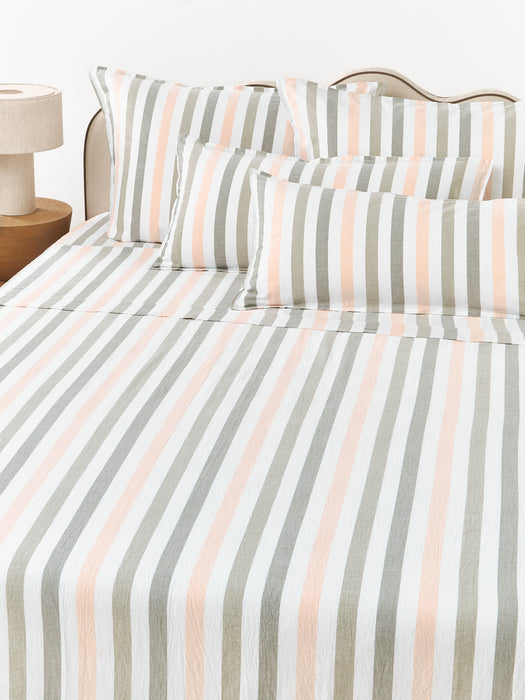 Washed Cotton Flat Sheet Harriet