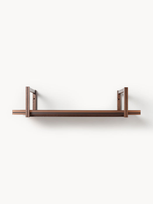 Alex Oak Shelf with Glass Shelves
