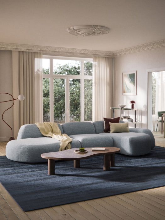 Wolke Modular Bouclé Corner Sofa (4-seater)