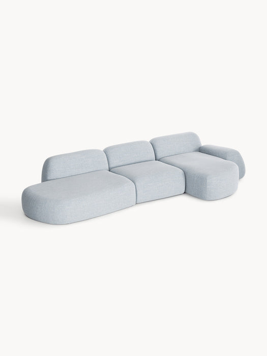 Wolke Modular Bouclé Corner Sofa (4-seater)