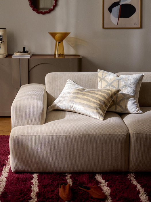 Drew Viscose Cushion Cover with Woven Jacquard Pattern