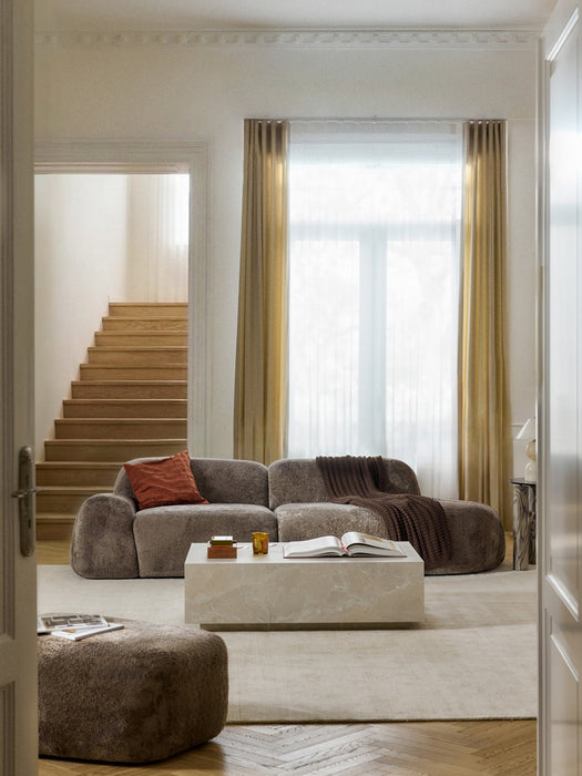 Wolke Modular Teddy Bouclé Chaise (3-seater)