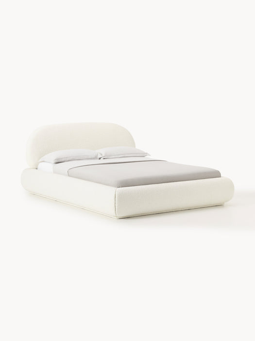 Upholstered Boucl Bed Alba