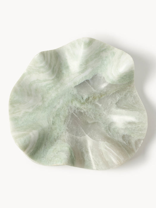 Gaia Handmade Decorative Marble Tray, Ø 30 cm