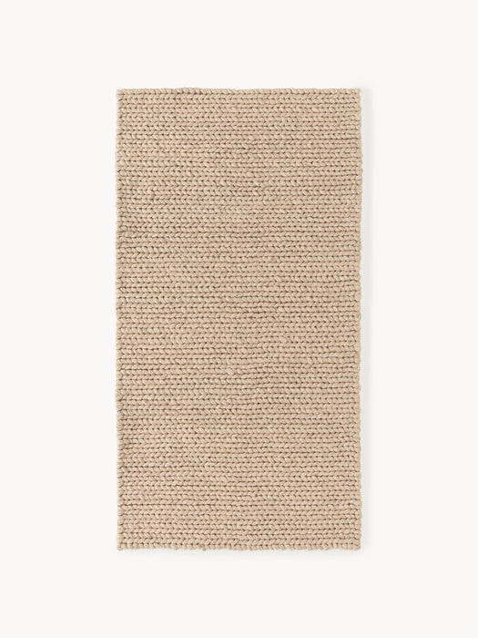 Chunky Braided Wool Rug Bruna
