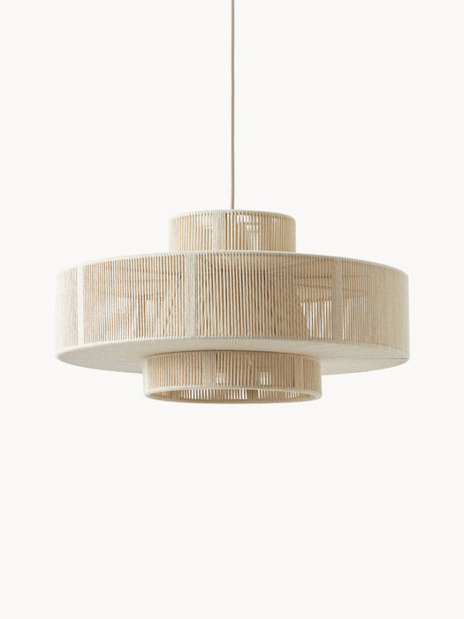 Lace Large Linen Thread Pendant Light