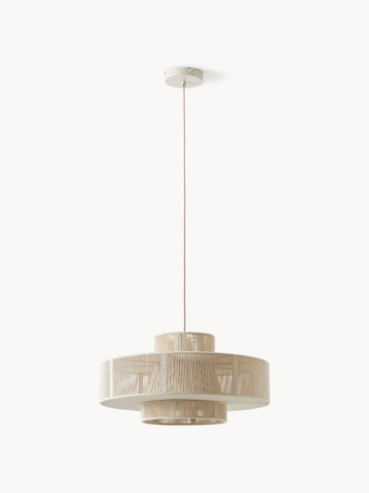 Lace Large Linen Thread Pendant Light