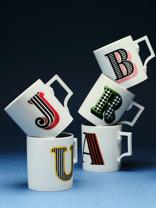 x MEISSEN Handmade Mug Initials with Decorative Motif