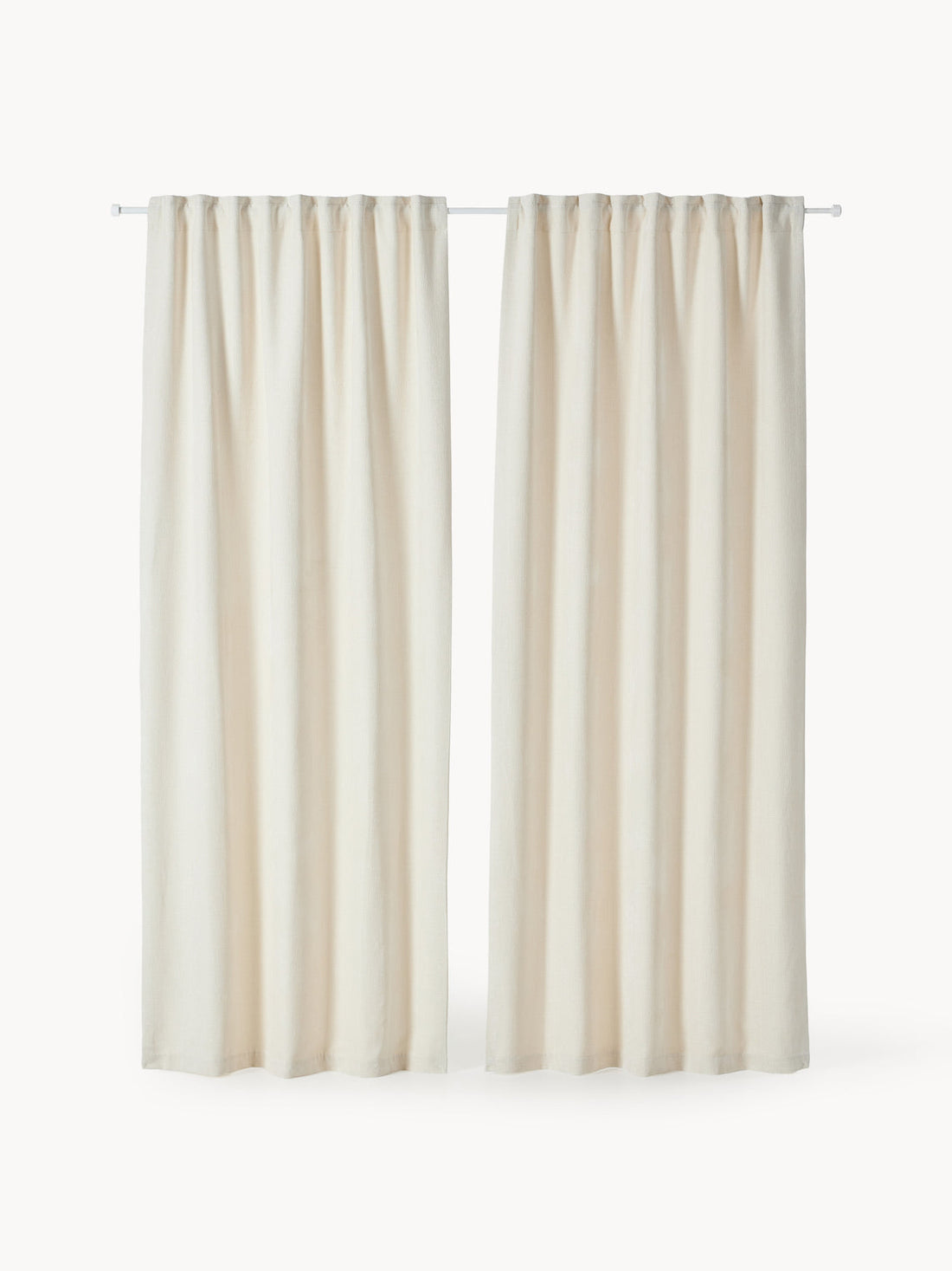 Lasha Dim-Out Multi-Band Curtains, Set of 2, W 135 cm
