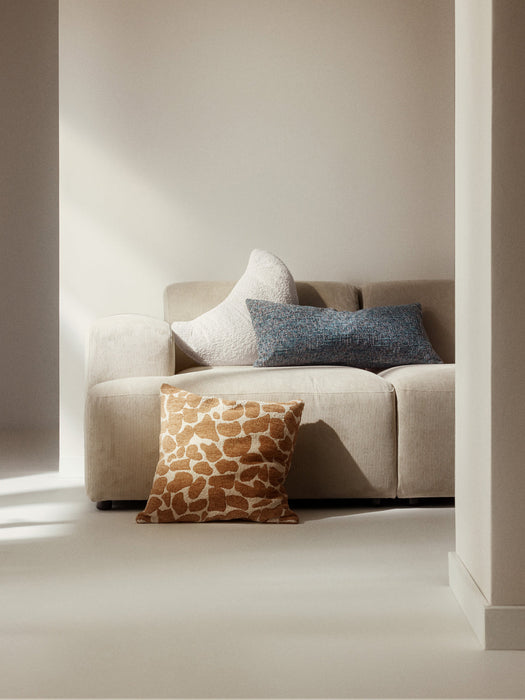 Hanka Chenille Cushion Cover with Pixel Pattern