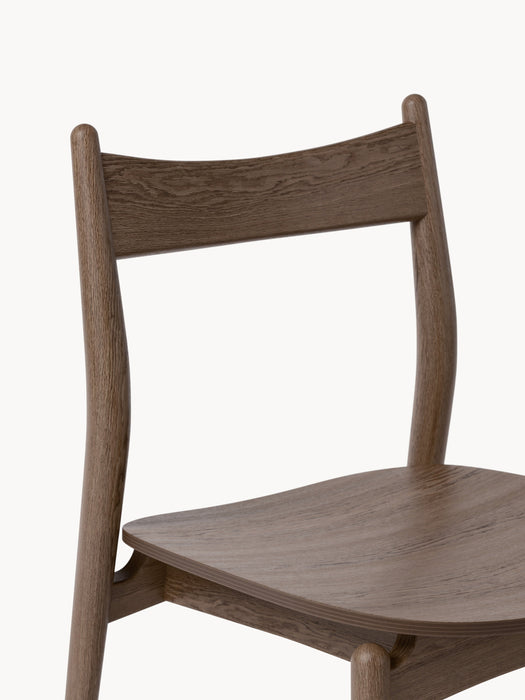 Ash Wood Dining Chair Koa