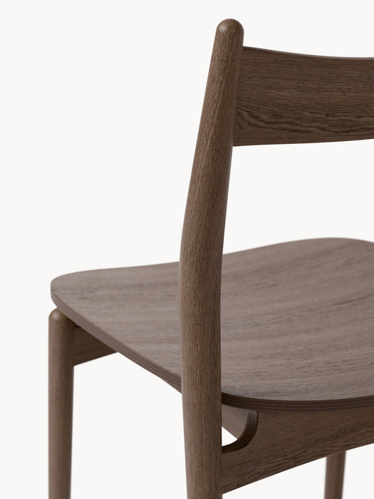 Ash Wood Dining Chair Koa