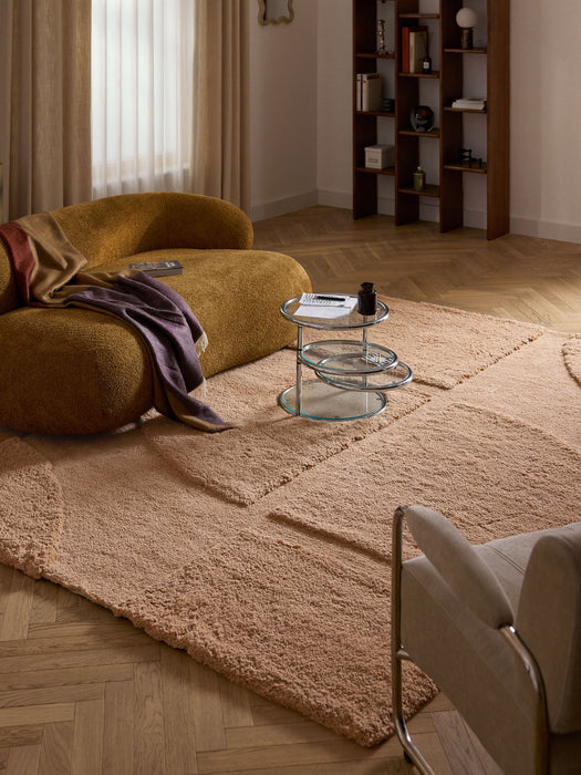 Jade Fluffy High-Low Rug