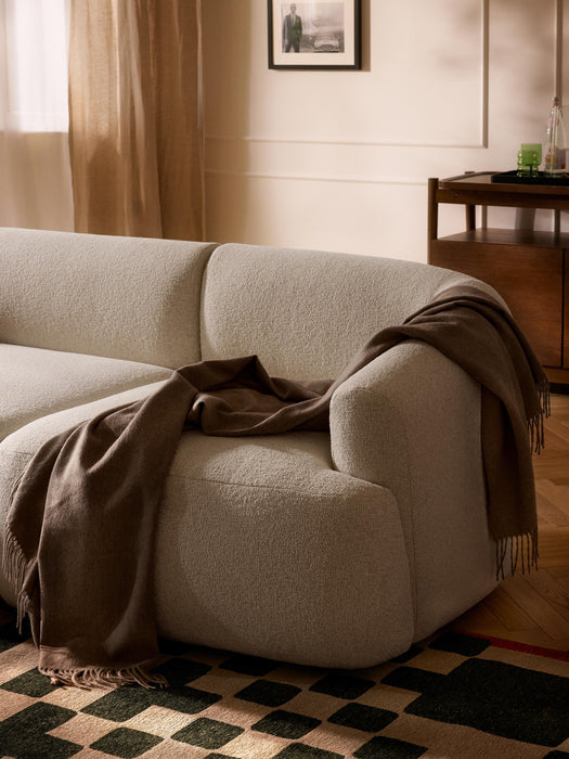 Modular Boucl Sofa Sofia 2-seater