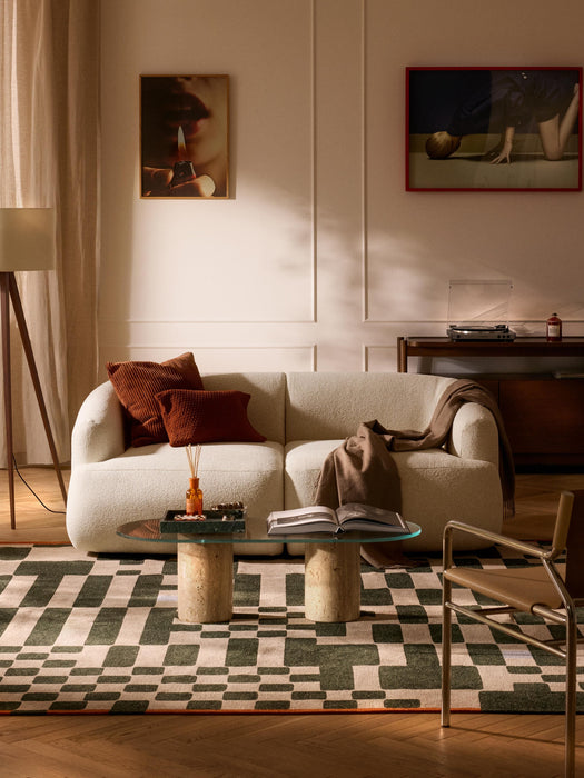 Modular Boucl Sofa Sofia 2-seater