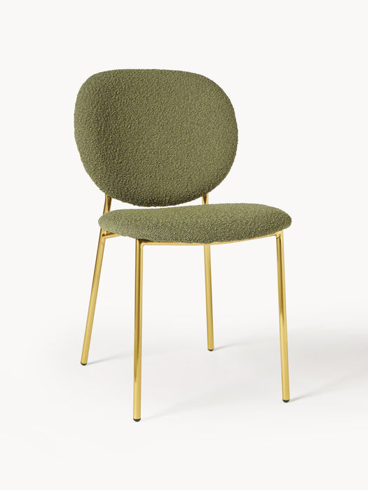 Upholstered Boucl Dining Chairs Ulrica Set of 2