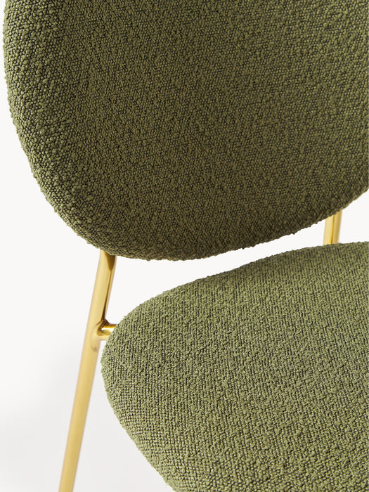 Upholstered Boucl Dining Chairs Ulrica Set of 2