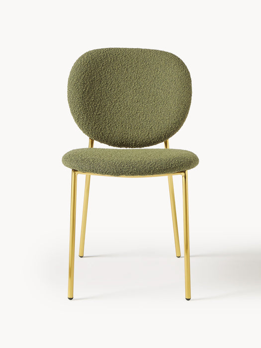 Upholstered Boucl Dining Chairs Ulrica Set of 2