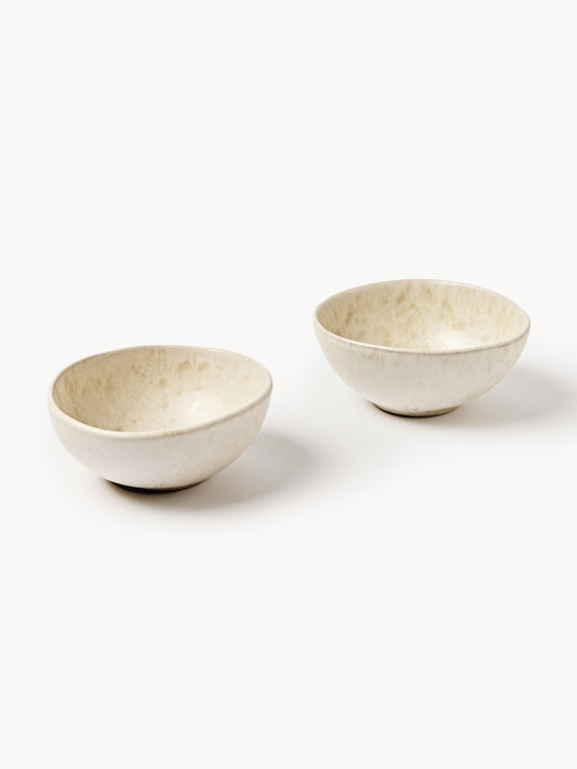 Handmade Organic Shaped Snack Bowls Macey Set of 2