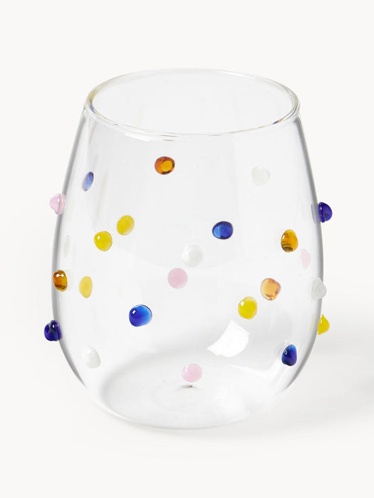 Perli Mouth-Blown Borosilicate Tumblers, Set of 4