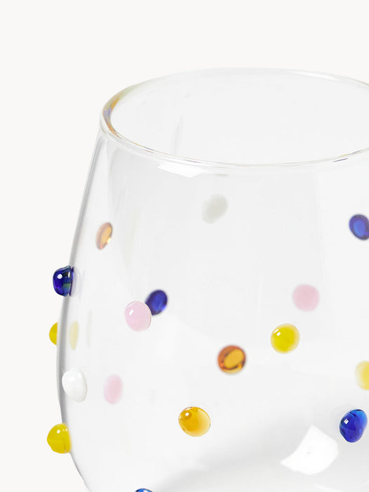Perli Mouth-Blown Borosilicate Tumblers, Set of 4