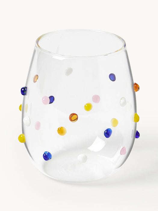 Perli Mouth-Blown Borosilicate Tumblers, Set of 4