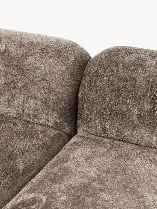 XL Modular Teddy Boucl Sofa Wolke