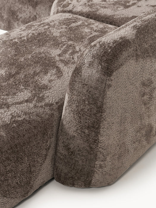 XL Modular Teddy Boucl Sofa Wolke