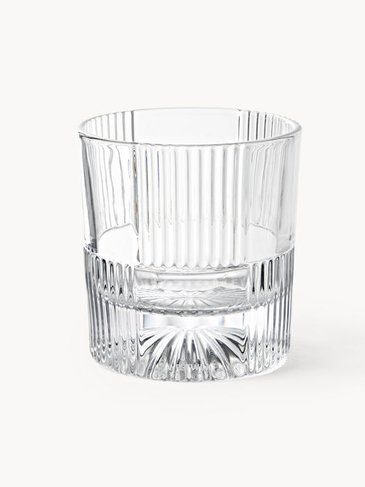 Tumblers Bicchi with Embossed Pattern Set of 4
