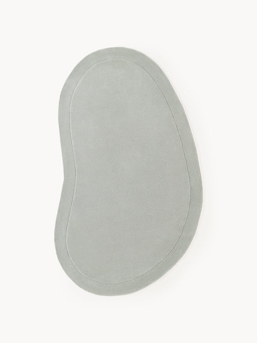 Organic-Shaped Hand-Tufted Wool Rug Kadey