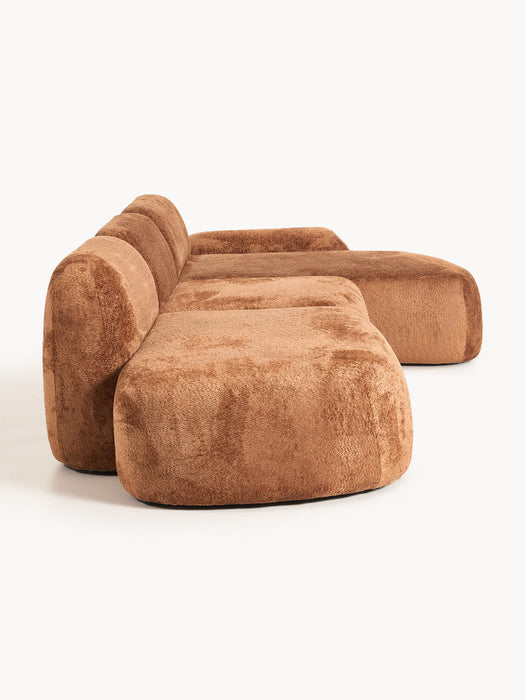 Wolke Modular Teddy Bouclé Corner Sofa (4-seater)