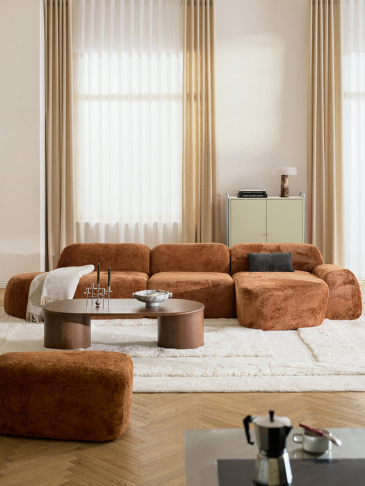 Wolke Modular Teddy Bouclé Corner Sofa (4-seater)