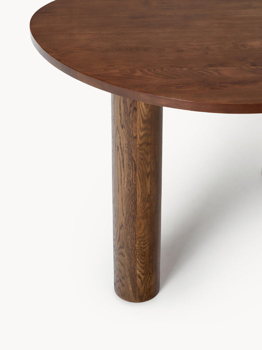 Naruto Organic-Shaped Oak Wood Dining Table, in various sizes