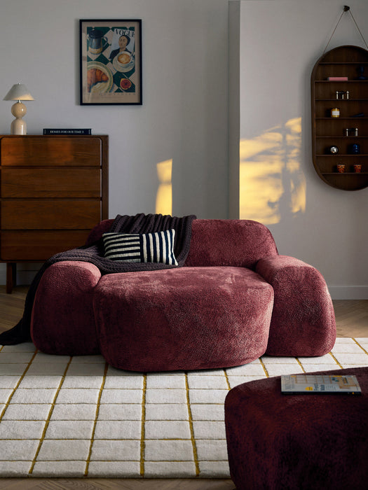 Wolke XL Teddy BouclÃ© Lounge Chair