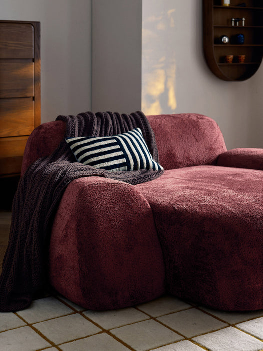 XL Teddy Boucl Lounge Chair Wolke