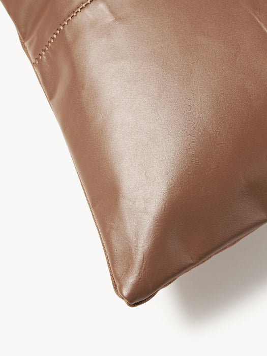 Raven Handmade Leather Cushion Cover