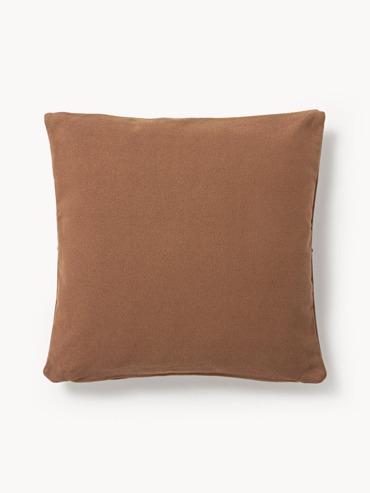 Handmade Leather Cushion Cover Raven