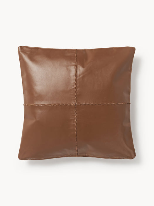 Raven Handmade Leather Cushion Cover