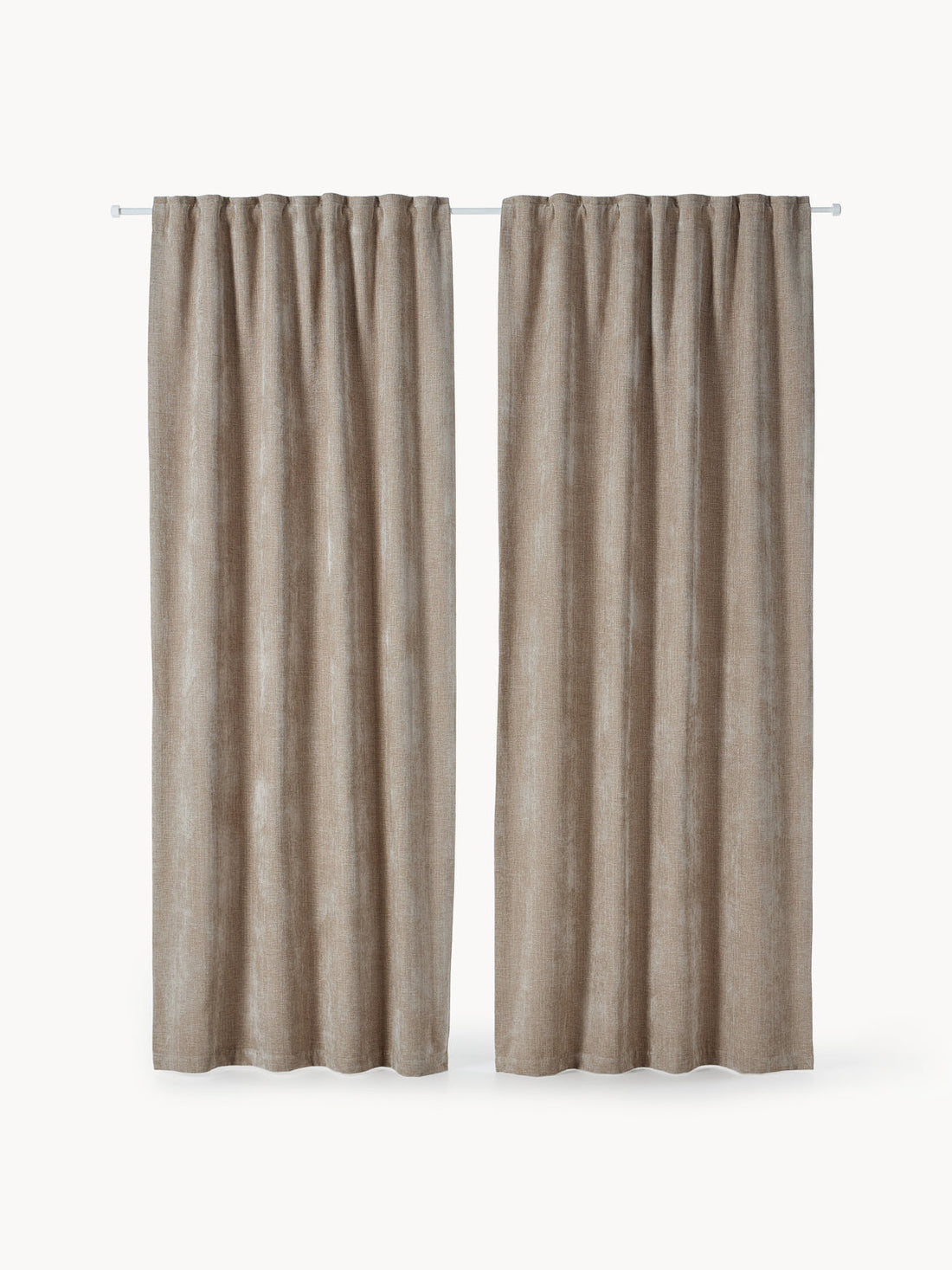 Lasha Dim-Out Multi-Band Curtains, Set of 2, W 135 cm