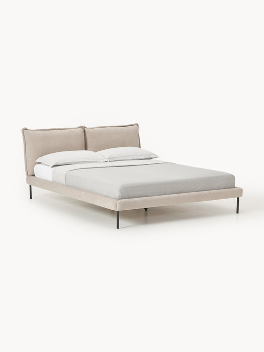 Upholstered Teddy Boucl Bed Amelia